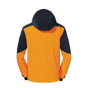 Veste de ski et snowboard d'hiver sur mesure en gros, grande taille, softshell, imperméable, coupe-vent, respirante, à capuche, fermeture éclair - Product Image 2