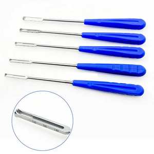 Espátula ortopédica para columna vertebral, escariador intervertebral, cincel de circuito abierto, raspador, instrumento quirúrgico para cirugía ósea, acero inoxidable - Product Image 1