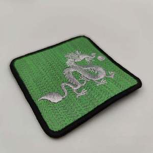 Patch brodé thermocollant professionnel écologique en PVC, couleur personnalisée, tissu chenille pour vêtements, chapeaux, vestes, articles de mode - Product Image 5