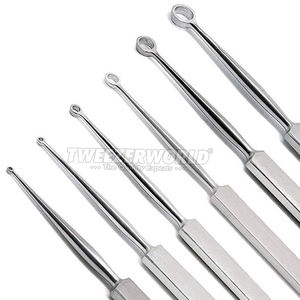 Cureta Dérmica de 1mm-6mm, Juego de 6 Piezas, Instrumentos Quirúrgicos de Acero Inoxidable de Grado Médico Manual de Alta Calidad con Certificación CE - Product Image 2