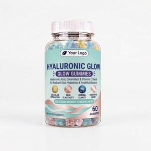 Gommes végétaliennes premium à l'acide hyaluronique, saveur baies, à base de pectine de fruits, pour une routine beauté quotidienne à la maison, en voyage ou au bureau - Product Image 1