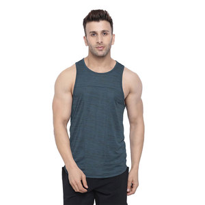 Camiseta sin mangas de algodón ligera y personalizable para hombre, con logo, acanalada, transpirable, para deporte, entrenamiento, uso casual y musculación. - Product Image 1