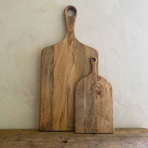 Planche à découper de cuisine en bois de manguier naturel, faite à la main, forme rectangulaire, écologique, passe au lave-vaisselle - Product Image 5