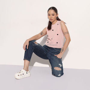 Camiseta sin Mangas Nardon Apparel Dear-Lover, Envío Aéreo DDP, Compatible con OEM y ODM, Personalizable, al por Mayor, de Alta Calidad, Básica, para Mujer - Product Image 4