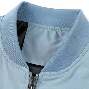 Chaqueta Bomber de Diseño Único para Hombre, Color Personalizado, Cuello con Botones, Estilo Urbano, Abrigo Cálido para Invierno - Product Image 4