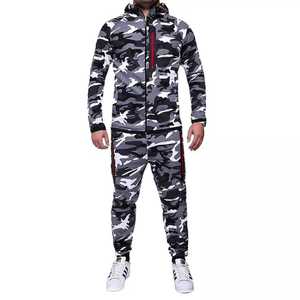 High Quality Custom Brand Men Tracksuits Sets Joggers <b>Camouflage</b> Printed Fitness Workout <b>Jogging</b> Tracksuits & Custom Packing - Product Image 5