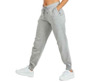 Pantalones de chándal informales de secado rápido para mujer hechos a medida al mejor precio, pantalones transpirables con cordón de estilo frontal plano de Color sólido - Product Image 1