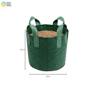 High Quality 100L HDPE <b>Planter</b> Bag 4 Handles UV Resistant Grow Bag with Drainage Holes <b>for</b> Nursery Farm Garden Plants - Product Image 2