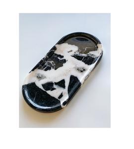 Plateau de service en marbre avec une fabrication de qualité supérieure pour une durabilité à long terme et une amélioration luxueuse de l'intérieur de la maison - Product Image 1