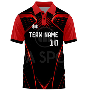 Camiseta de Cricket para Hombre, Diseño Personalizado por Sublimación, Camiseta Corta Estampada, Tejido Transpirable de Secado Rápido, Fabricante de Uniformes de Cricket para Equipos - Product Image 2