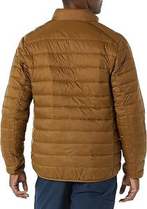 Veste matelassée légère et respirante pour homme - Manteau d'hiver imperméable et isolé avec logo personnalisé sur le devant, col montant, coupe ample - Product Image 5