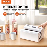 Presse à chaleur pneumatique pour tasses à sublimation 11-30oz, blanche, 4 plaques chauffantes, AC 110V