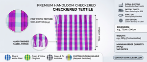 Tela Ecológica de Nylon Reciclado con Rayas, Recubierta de PVC Antibacteriano, para Bolsas de Compras, Tejido Resistente - Product Image 6