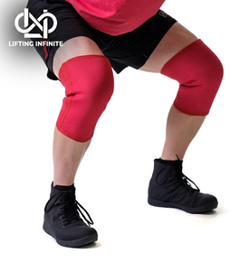 Genouillères de compression unisexe en néoprène 9 mm pour haltérophilie, powerlifting, basketball – Vente en gros, OEM - Product Image 5