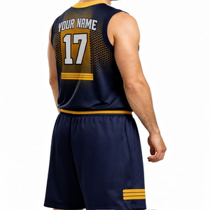 Uniformes de Baloncesto Personalizados Reversibles de la Mejor Calidad para Hombre, Conjuntos Deportivos para Equipos Universitarios Juveniles, Marca Ramf Sports - Product Image 2