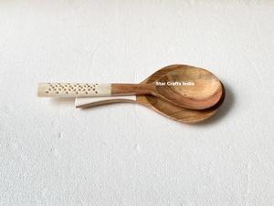 Reposacucharas de madera de mango y resina de alta calidad, soporte para cucharas de madera, utensilios de cocina para el hogar, utensilios de cocina para restaurantes, espátula, herramientas de cocina - Product Image 6