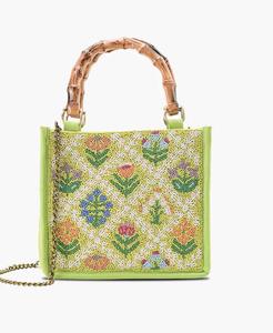 Embroidered Cross-stitching Needlework Handcrafted Beaded Cotton <b>Handbag</b> Purse Shoulder Bag <b>Sequined</b> Decoration Customized - Product Image 1