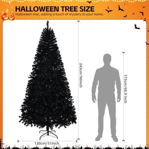 Albero di Natale Artificiale Pre-Illuminato da 2,4 m con 1450 Rami e 550 Luci, Pino Artificiale Realistico con Telecomando - Product Image 4