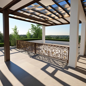 Barandilla de Balcón Decorativa de Hierro Forjado, Barandas de Acero Personalizadas para Uso Exterior, Diseño Elegante, Acabado Duradero de Alta Calidad - Product Image 3