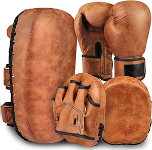 Vintage Leather Boxing Training Kit