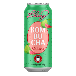 Bling Kombucha Mango Juice RTD Enlatado 320mL OEM ODM Etiqueta privada Bueno para la salud Precio de fabricación vietnamita barato - Product Image 4