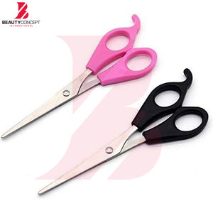 Ciseaux de barbier professionnels avec manche en plastique, ciseaux à cheveux en acier inoxydable, lame tranchante, outil de coiffure de salon, logo OEM - Product Image 5