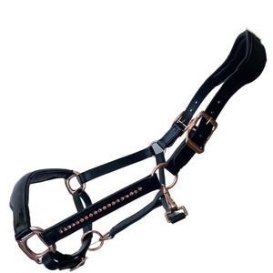 Cabestro de Cuero Genuino para Caballo con Herrajes de Latón, Accesorios Ecuestres, Equipo de Equitación - Product Image 3