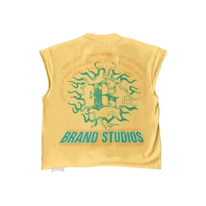 Camiseta de Alta Calidad 100% Algodón para Hombre, con Logotipo de Estrella y Patrón de Letras, Ecológica, de Secado Rápido, Estilo Urbano - Product Image 5