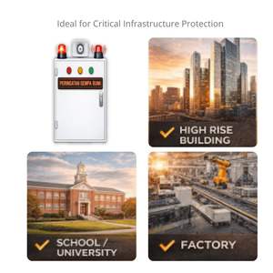 Microcontrolador de Sistema de Alerta de Terremotos de Alta Calidad |   Impresión de Fecha y Hora con Sensor en Tiempo Real para Edificios Industriales de Gran Altura - Product Image 3