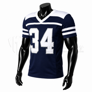 Camiseta Deportiva de Fútbol Americano para Hombre, Personalizada al por Mayor, 100% Poliéster, Transpirable, de Secado Rápido - Product Image 3