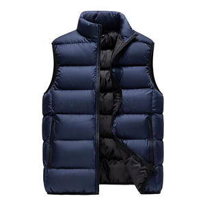 Winter Lightweight Cotton Puffer <b>Gilet</b> Quilted Sleeveless Vest Jacket for Unisex In Breathable Price - Product Image 1