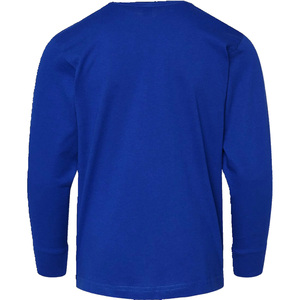 Camiseta de Manga Larga para Niños y Niñas, 100% Algodón Orgánico, Cuello Redondo, Estampado con Logotipo, Estilo Casual, Venta al Por Mayor de Ropa Infantil - Product Image 2
