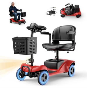 NEW Offer 4 Wheel Scooter for 25 Miles <b>Range</b> Electric Folding - Product Image 1