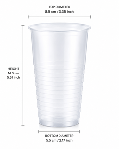 Gobelets en plastique PP givré de qualité supérieure, jetables, transparents, pour café glacé, bubble tea, bière et boissons gazeuses - Product Image 2