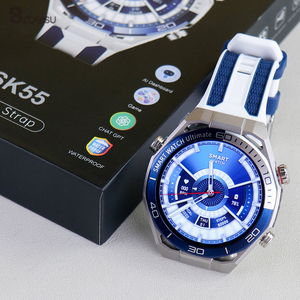 SK55 Nuovo Smartwatch 5 per Uomo e Donna, Alta Qualità, 3 Cinturini, Schermo AMOLED 1.53, Impermeabile IP68, Chiamate BT, Kalobee - Product Image 4