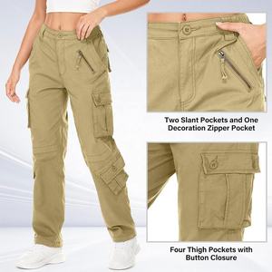 Pantalones Cargo Casuales para Mujer en Diseño Clásico, Ajuste Flexible, Logotipos Personalizables y Opciones de Venta al por Mayor Incluidas - Product Image 2