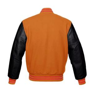 Chaqueta Universitaria de Cuero Genuino de Alta Calidad, Personalizada ODM OEM, para Hombre y Mujer, Diseño 2025 - Product Image 6