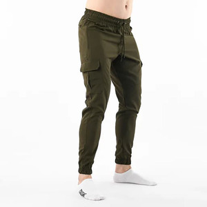 Premium Quality Men Cotton Cargo <b>Trousers</b> Multi Pocket Cargo Pants Streetwear Casual Cargo Pants Custom Logo OEM Wholesale - Product Image 1