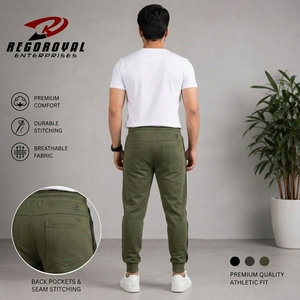 Heavyweight <b>fleece</b> <b>joggers</b> offering everyday warmth for winter workouts, travel, and daily wear men sweatpants - Product Image 2