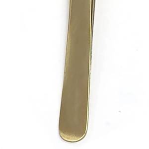 Gold Plated <b>Eyelash</b> Tweezers Smooth Tip Precision Tool for Lash <b>Application</b> - Product Image 2
