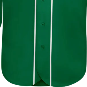 Maillot de baseball vert, blanc et gris pour homme, à boutons, pour équipe, performance sportive, entraînement et uniforme de match - Product Image 6