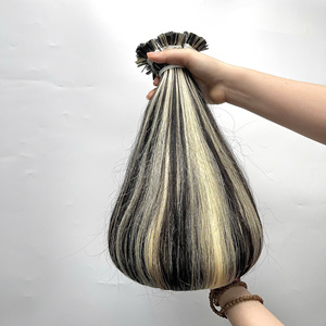 Super vente sur 100% Extensions de cheveux humains soyeux meilleure qualité sans perte ou emmêlement pointe plate droite en grand stock - Product Image 2
