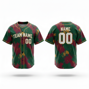 Camiseta de Béisbol Personalizada, Transpirable, de Secado Rápido, 100% Poliéster, Sublimada, con Cuello en V, Unisex, Logotipo Frontal, Speed Plus - Product Image 4