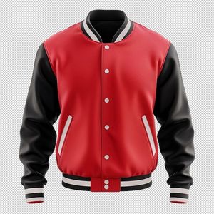 Chaqueta Varsity Reversible Impermeable Gruesa con Capucha, 100% Lana, Unisex, Talla Grande, Estilo Urbano, Hombros Caídos, Todos los Colores - Product Image 4