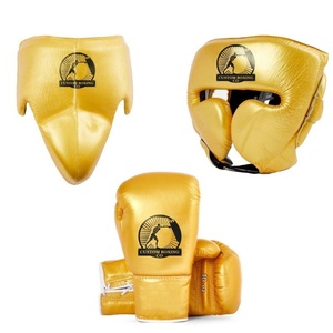 Conjunto de Boxeo Profesional de Cuero Genuino de Alta Calidad, Diseño de Logotipo Personalizado, Equipo de Boxeo Transpirable, Duradero y Cómodo - Product Image 6