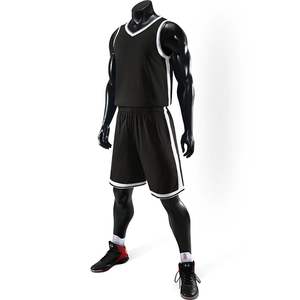 Tenues de basketball de haute qualité, fabriquées en usine, nouveau design, meilleur prix, 100% polyester, séchage rapide, personnalisables, été. - Product Image 1
