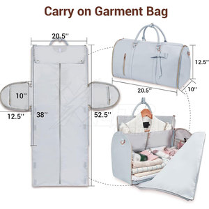 Bolsa de Viaje Plegable de Nailon de Gran Capacidad y Calidad Premium con Cierres y Asas Resistentes para Viajes de Negocios - Product Image 2