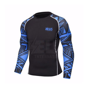 Pakistan Manufacturer Latest Design <b>Compression</b> <b>Shirts</b> Spandex Polyester <b>Men</b> <b>Compression</b> <b>Shirts</b> - Product Image 5