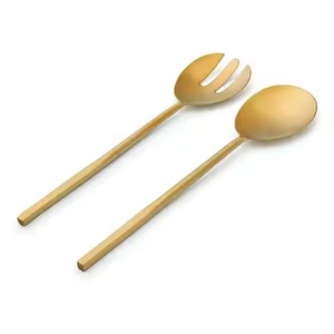 ชุดเสิร์ฟสลัดสแตนเลสหรูหราสำหรับร้านอาหาร โรงแรม และบุฟเฟ่ต์ - Product Image 3