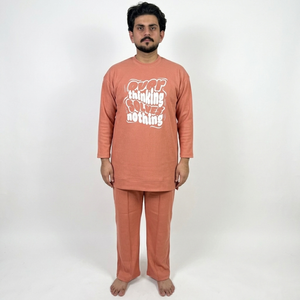 Conjunto de camisa y pantalón de verano para hombre, informal, de dos piezas, tela de rizo, secado rápido, conjunto de camiseta y pantalón a la moda. - Product Image 1